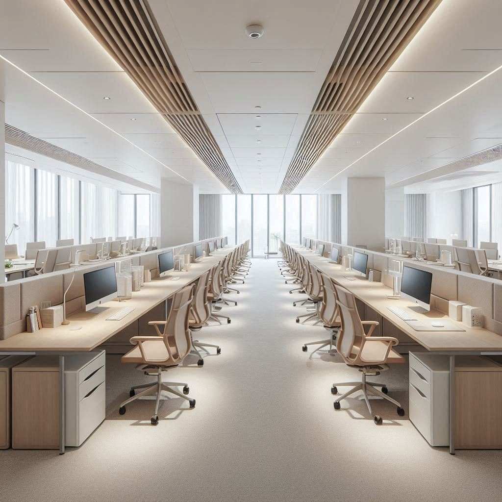 内容团队面对前台人员交接班该怎样设定写字楼办公部门扩张预留空间的调整边界